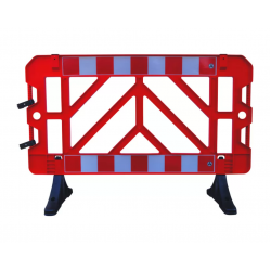 Gard Semnalizare Lucrari, 1.5m x 1m, 12.5 kg, ROSU