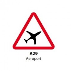 Aeroport, Indicator rutier | Semn de circulatie