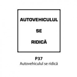 Autovehiculul se ridica, Indicator rutier | Semn de circulatie