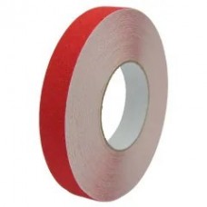 Bandă Antialunecare, Antiderapantă, Autoadezivă, culoare roșie, rolă 25mm x 25m