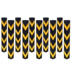 Colțar Protecție Perete Parcare, 10x80cm, Set 10 buc.