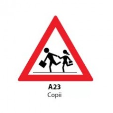 Copii, Indicator rutier | Semn de circulatie