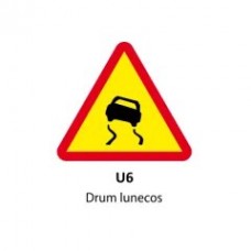 Drum lunecos U6, Indicator rutier | Semn de circulatie