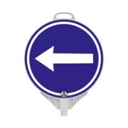 Indicator obligatoriu, semn din plastic PPC, reflectorizant, Ø 38cm