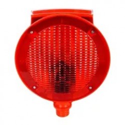 Lampa pentru semnalizare lucrari, economic, lumina intermitenta rosie