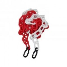 Lant Plastic Delimitare 8mm, Alb Rosu, 3m.