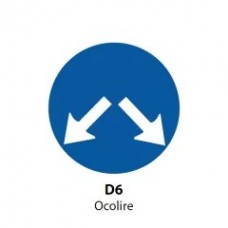 Ocolire, Indicator rutier (D6) | Semn de circulatie
