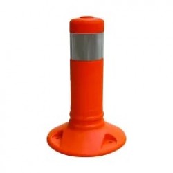 Stalp portocaliu din cauciuc inaltime 30cm, TPE