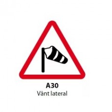 Vant lateral, Indicator rutier | Semn de circulatie