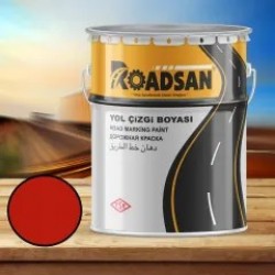 Vopsea pentru marcare rutiera, 25kg, ROSU