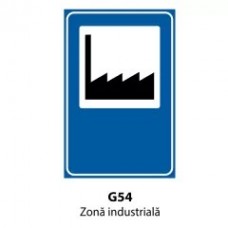 Zona industriala, Indicator rutier | Semn de circulatie